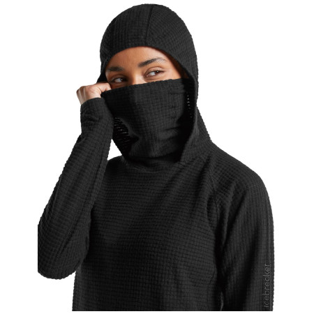 Dámská mikina Icebreaker Wom Mer 400 RealFleece Grid Pulover Hood