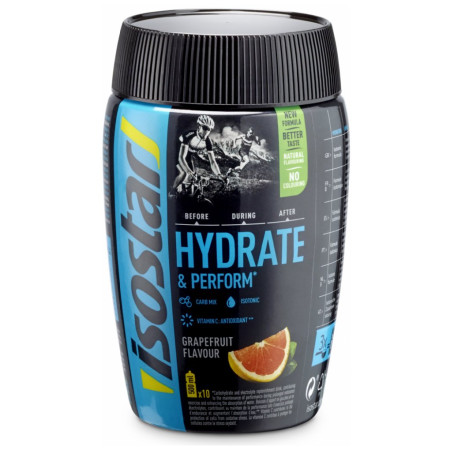 4camping.cz - Isotonický prášek Isostar Hydratace & Výkon 400 g - grepfruit