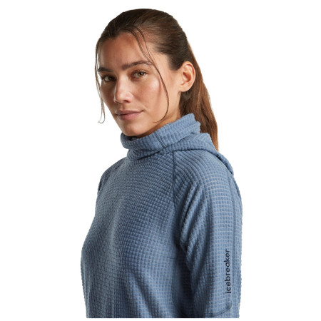 Dámská mikina Icebreaker Wom Mer 400 RealFleece Grid Pulover Hood