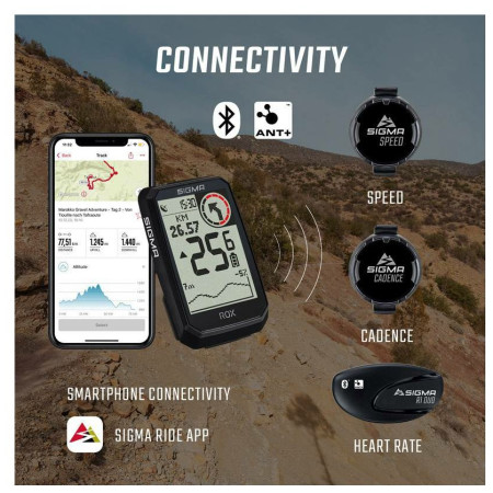 Cyklocomputer Sigma Rox 4.0 Endurance HR set