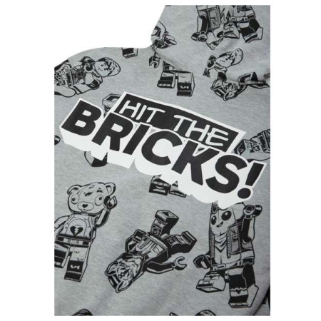 Dětská mikina LEGO® Official Merchandise Lwsian 702 Grey