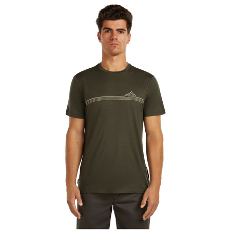 Pánské triko Icebreaker Men Merino 150 Tech Lite SS Tee Range Stripes