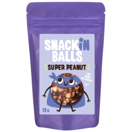 Sportovní výživa SNACKin BALLS Super Peanut 156 g