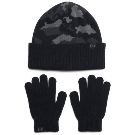 Čepice Under Armour B Beanie/Glove Combo Black