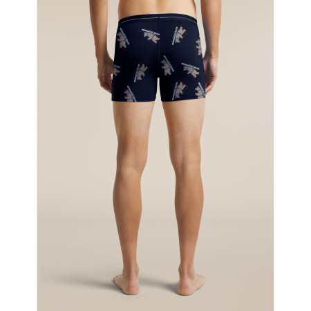 Pánské funkční boxerky Icebreaker Men M 150 Anatomica Boxers BearTourAOP