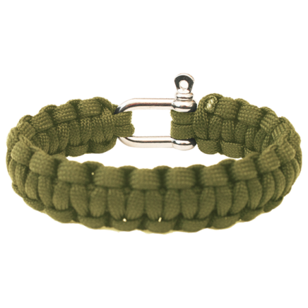 Náramek Yate Paracord - zelený
