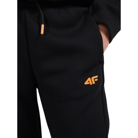 Dětské tepláky 4F Trousers Cas M1766 Deep Black