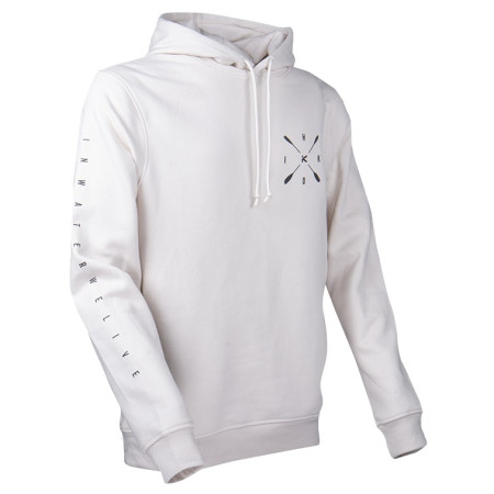 Pánská bílá mikina s kapucí Hiko Tribe Hoodie