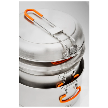 Sada nádobí GSI Outdoors Glacier Stainless Base Camper Medium