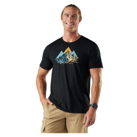 Pánské funkční triko Smartwool Triangle Mountain Active Short Sleeve Graphic Tee