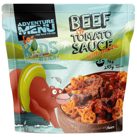 Dehydrované jídlo Adventure Menu Rajská omáčka s hovězím a těstovinami