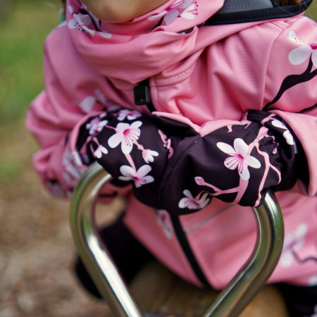 Dětské softshellové rukavice WAMU Pink
