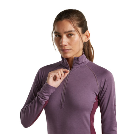 Dámské funkční triko Icebreaker Women Mer 200 ZoneKnit LS Half Zip