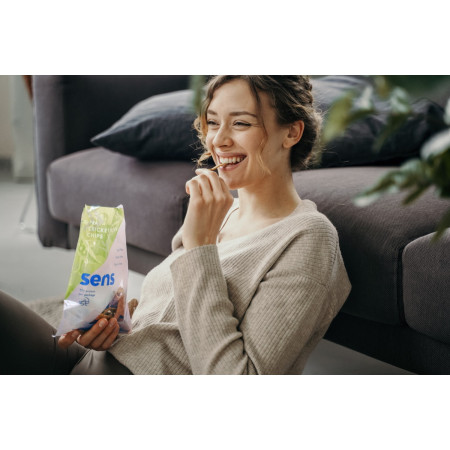 Chipsy Sens s cvrččím proteinem - Česnek & Bylinky (80g)