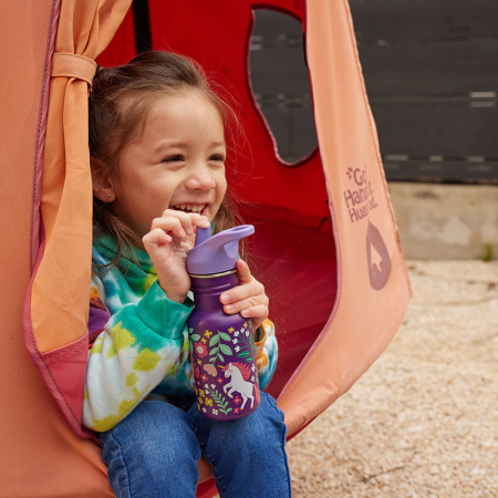 Dětská lahev Klean Kanteen Kid Classic Narrow 12oz (w/Flip Seal Sport Cap)