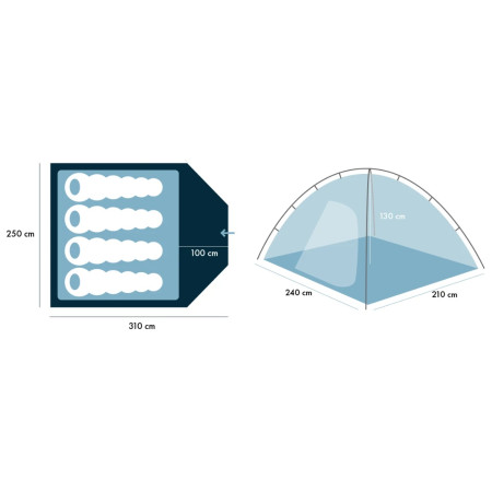 Stan Zulu Dome 4 Plus Black
