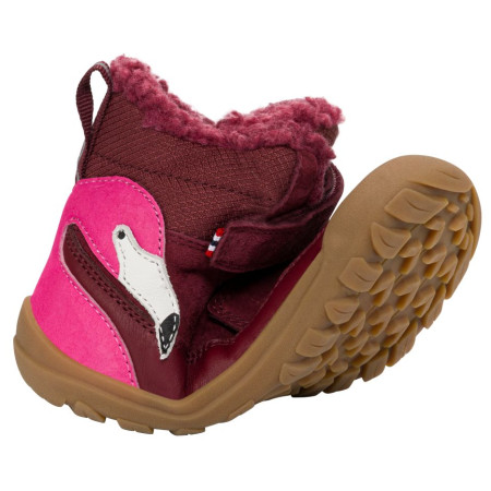 Dětské zimní boty Viking Outdoor Footwear Alv Barefoot Paw Warm WP 2V Burgundy