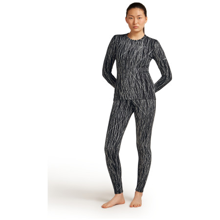 Dámské funkční triko Icebreaker Women Merino 260 Tech Vertex LS Crewe Delta Lines AOP