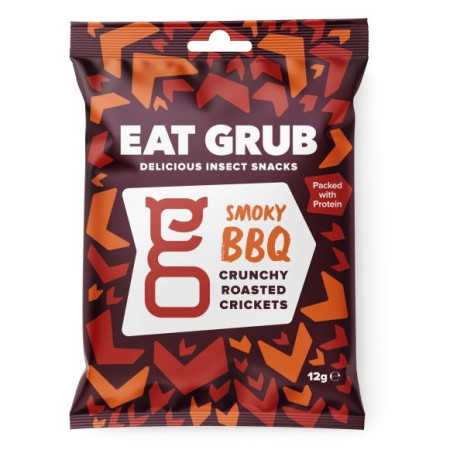 Pražení cvrčci Eat Grub Smoky Barbecue
