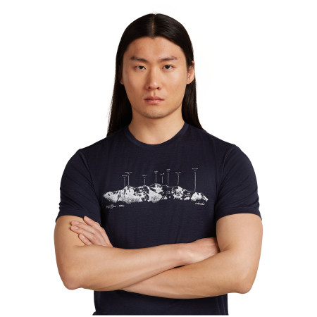 Pánské tričko Icebreaker Men Merino 150 Tech Lite SS Tee The Peaks