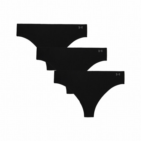 Dámské kalhotky Under Armour Pure Stretch No Show Thong - Solid 3Pk