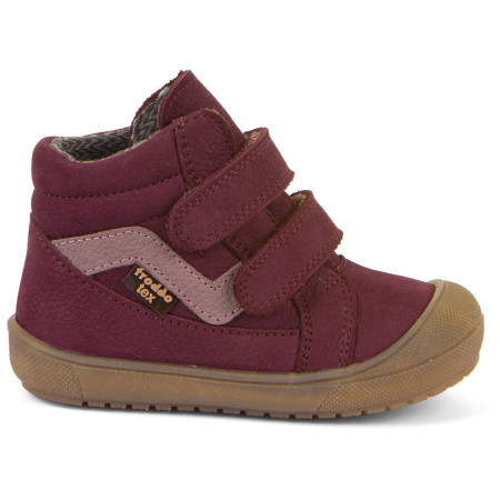Dětské celoroční barefoot boty Froddo Ollie Tex Bordeaux
