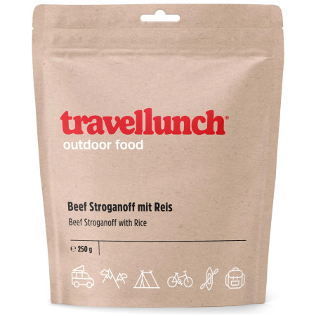 Dehydrované jídlo Travellunch Hovězí stroganoff s rýží 250 g