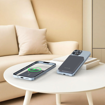 Bezdrátová powerbanka Swissten Fusion 5000 mAh Magsafe