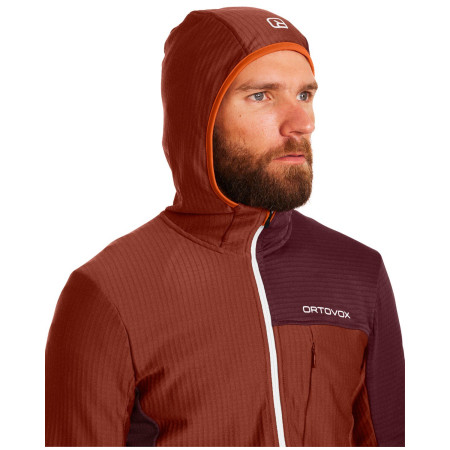 Pánská funkční mikina Ortovox Fleece Light Grid Hooded Jkt M