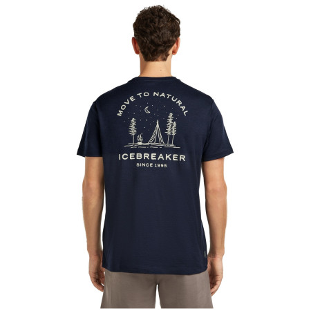 Pánské triko Icebreaker Men Merino 150 Tech Lite SS Tee Peaceful Pass