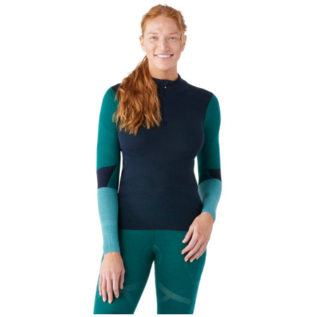 Dámské funkční triko Smartwool W Intrknt Thrml Mrn Bl Colorbl 1/4 Zip