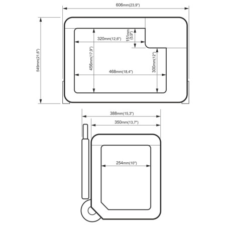 Chladící box Yolco BCX50