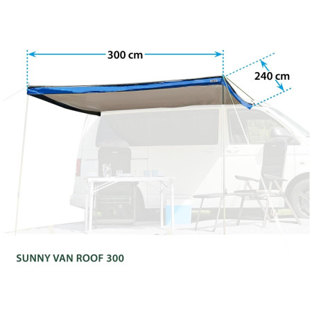 Sluneční stříška Brunner Sunny Van Roof 300