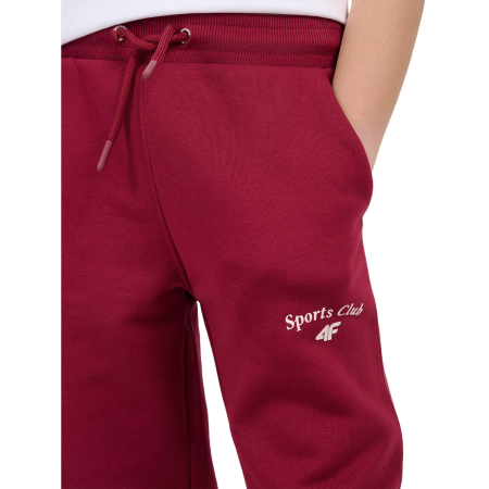 Dětské tepláky 4F Trousers Cas F1777 Burgundy
