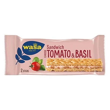 Jídlo na cesty Emco Wasa Sandwich rajče a bazalka 40g
