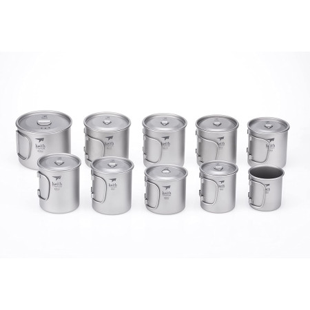 Hrnek Keith Titanium Single-Wall Titanium Mug 450 ml