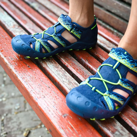 Dětské sandály Bugga Tiki Dark Blue/Green