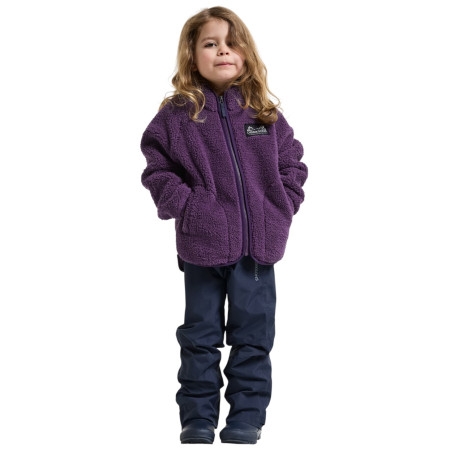 Dětská mikina Didriksons Gibbs Kids Fullzip 2 Northen Purple