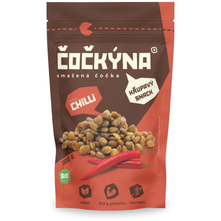Jídlo na cesty Čočkýna Smažená čočka Chilli