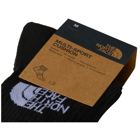 Pánské ponožky The North Face Multi Sport Cush Quarter Sock 3P