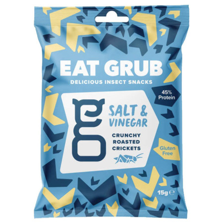 Pražení cvrčci Eat Grub Salt and Vinegar