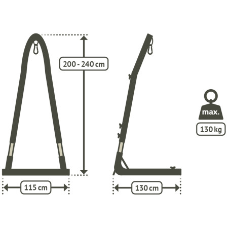 Stojan na houpací sedačku La Siesta Mediterráneo