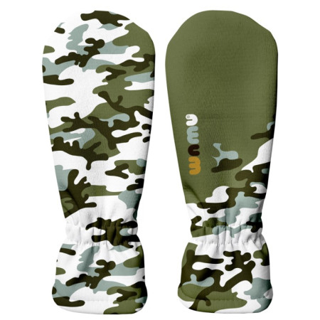 Dětské softshellové rukavice WAMU Khaki