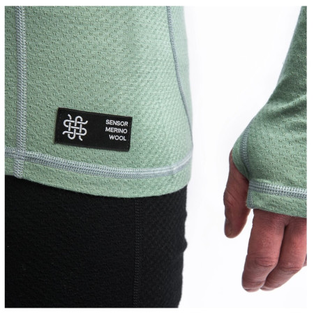 Pánské funkční triko Sensor Merino DF dl. rukáv s kapucí