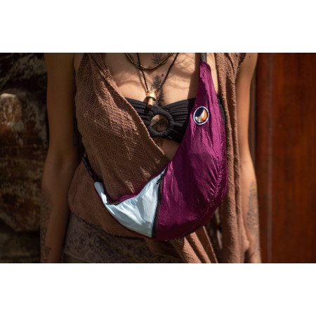 Ledvinka Ticket to the Moon Upcycled Sling Bag