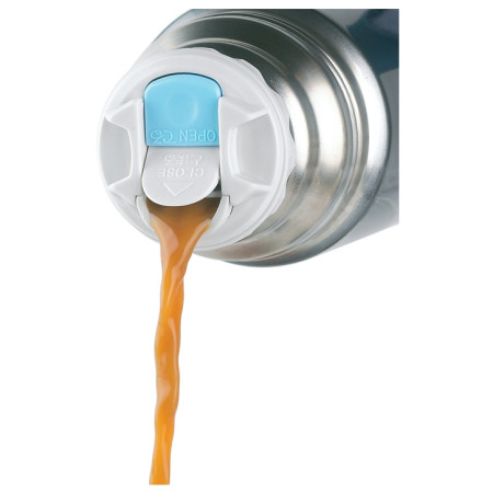 Termoska s tlačítkovým uzávěrem a šálkem Thermos 1l