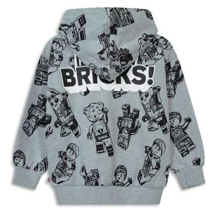 Dětská mikina LEGO® Official Merchandise Lwsian 702 Grey