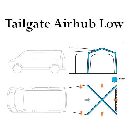 Náhradní duše Vango Airspeed Tube 670 x 10cm Cross