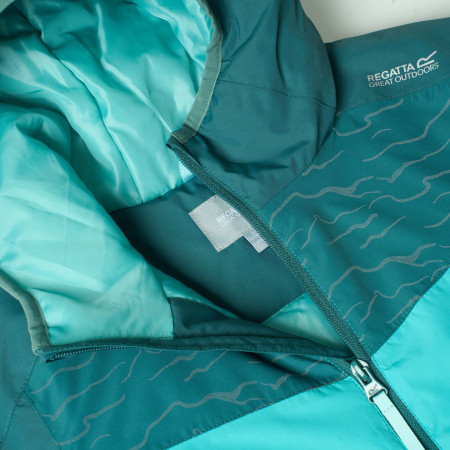 Dětská zimní bunda Regatta Illuma Reflective Jacket Turquoise/Mediterranea