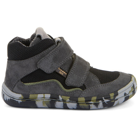 Dětské celoroční barefoot boty Froddo Barefoot Tex Fun Autumn Grey/Black